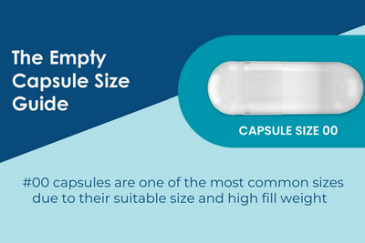 The Empty Capsule Size Guide: Size 00 [Infographic]