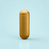 Colored Gelatin Capsules Size 00 Gold (Box of 75,000) - Gold