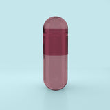 Capsuline Purple Carrot Natural Colorant Empty Vegetarian Capsules Size 00 – Purple/Purple – TiO2 - Free (Box of 75,000)