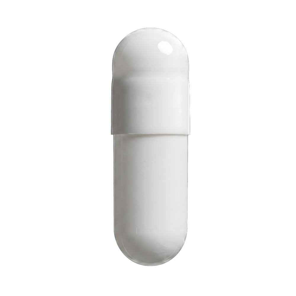 Colored Size 2 Empty Vegetarian Capsules by Capsuline - White/White (Box of 175,000) - White