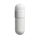 Colored Size 2 Empty Vegetarian Capsules by Capsuline - White/White (Box of 175,000) - White