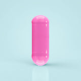 Colored Gelatin Capsules Size 00 Pearled Pink (Box of 75,000) - Pearled Pink