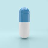 Colored Size 00 Empty Vegetarian Capsules by Capsuline - White/White (Box of 75,000) - White