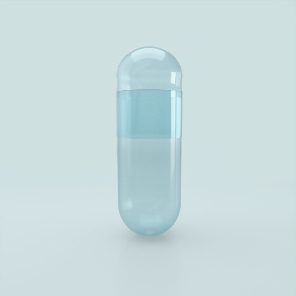 Capsuline Spirulina Natural Colorant Empty Vegetarian Capsules Size 00 - Blue/Blue - TiO2-Free (Box of 75,000)