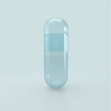 Capsuline Spirulina Natural Colorant Empty Vegetarian Capsules Size 00 - Blue/Blue - TiO2-Free (Box of 75,000)