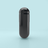Colored Gelatin Capsules Size 00 Black/Black (Box of 75,000) - Black