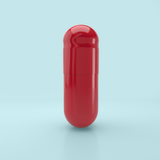 Colored Size 0 Empty Vegetarian Capsules by Capsuline - Red/Red (Box of 100,000) - Red