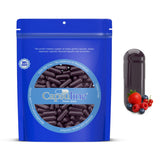 Capsuline Berry Flavored Gelatin Empty Capsules Size 0 Purple/Purple
