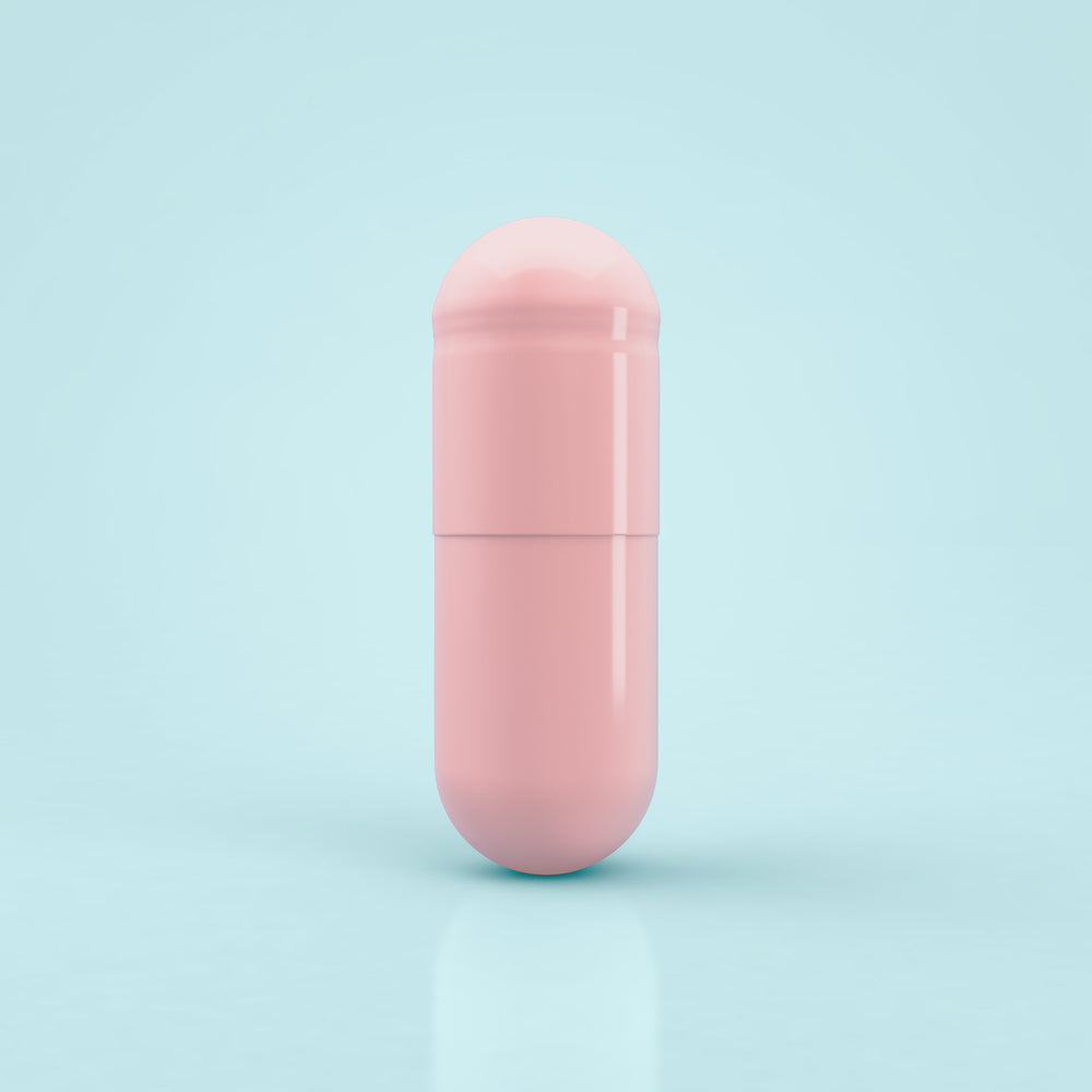 Colored Size 00 Empty Vegetarian Capsules by Capsuline - Pink/Pink (Box of 75,000) - Pink/Pink