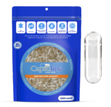 Clear Size 000 Empty Gelatin Capsules by Capsuline - 500 Count - 500