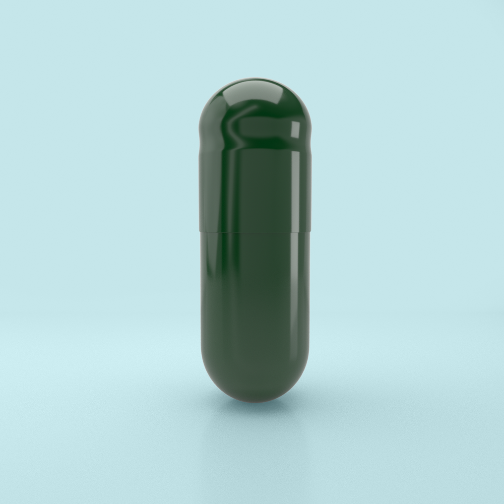 Colored Size 3 Empty Vegetarian Capsules by Capsuline - White/White (Box of 200,000) - White
