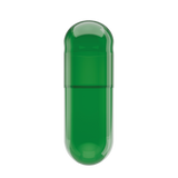 Capsuline Chlorophyll Empty Vegetarian Capsules Size 00 - Green/Green - TiO2-Free (Box of 75,000)