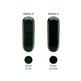 THC Printed Colored Vegetarian Empty Two-Piece Capsules Size 00 - Translucent Green - (Box of 75,000) - THC! Printed Logo