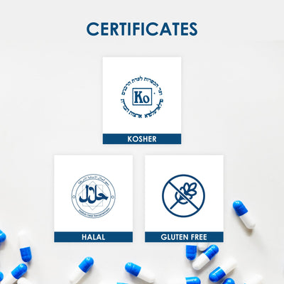 Capsuline Separated Size 00 Dark Blue Gelatin Empty Capsules 1000 Count - 1000