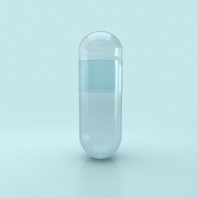 Titanium Dioxide (TiO2) Free - Spirulina Colored Vegetarian Capsules Size 00 - Blue/Blue - (Box of 75,000) - Blue