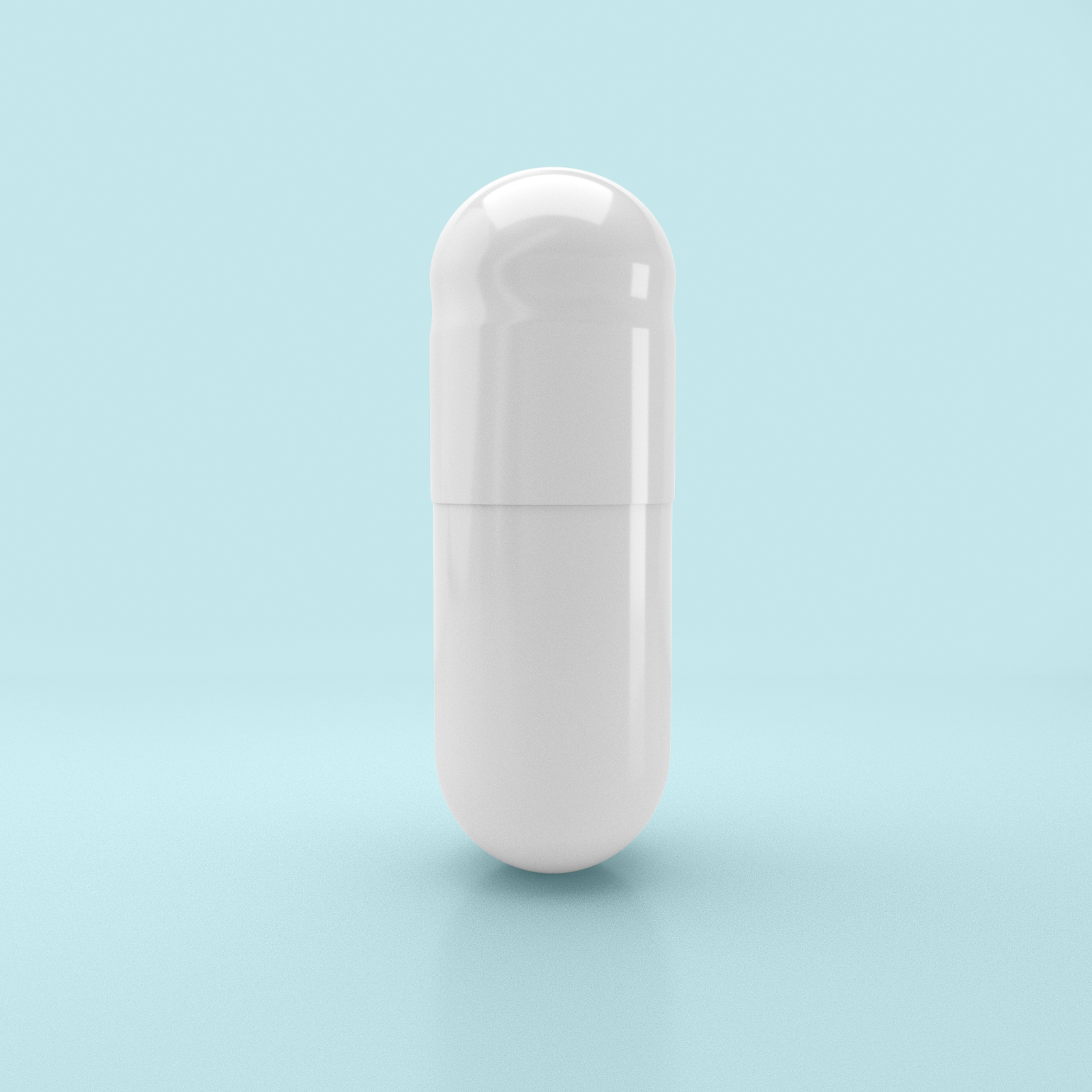 Colored Gelatin Capsules Size 00 White/White (Box of 75,000) - White