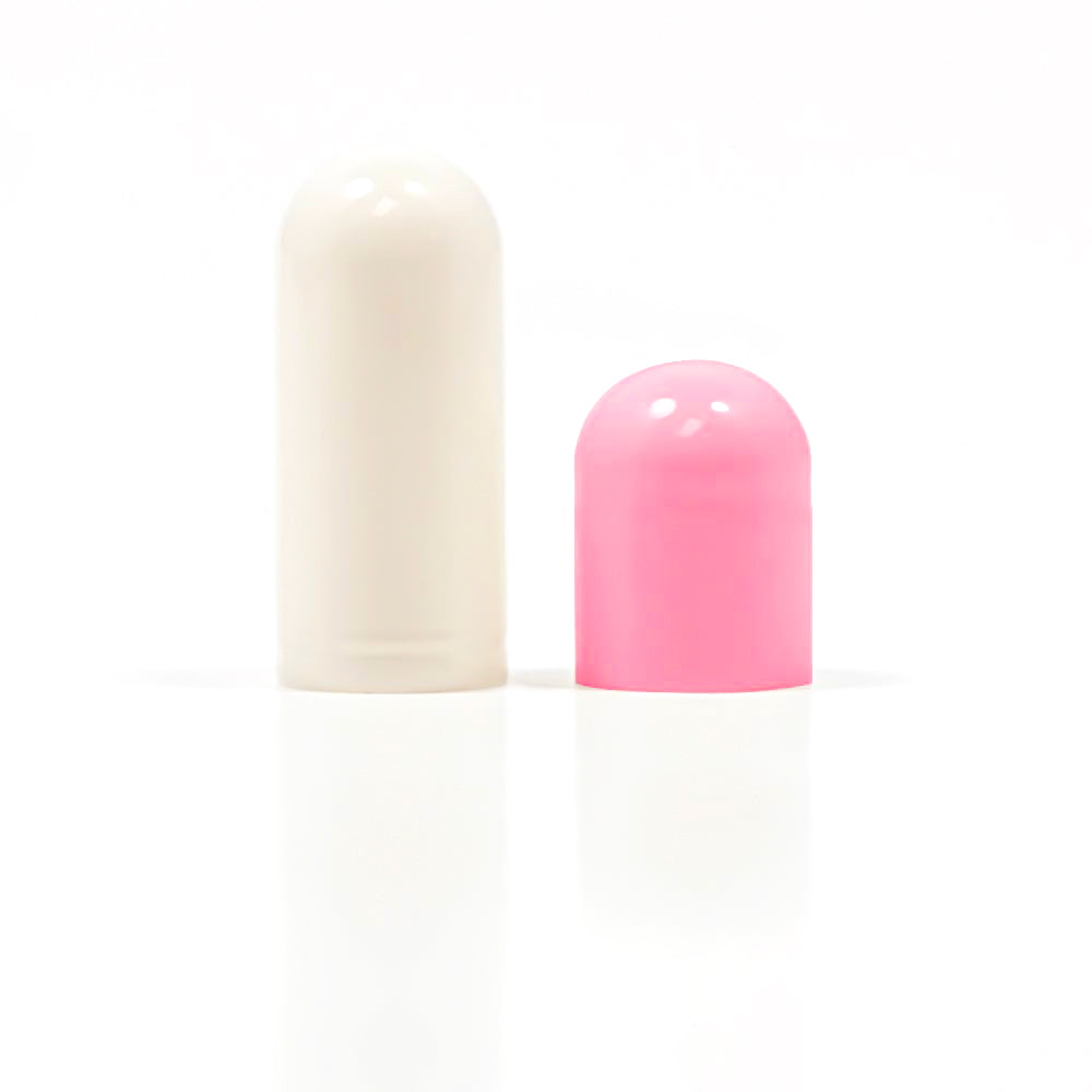 Colored Size 00 Empty Vegetarian Capsules by Capsuline - White/White (Box of 75,000) - White