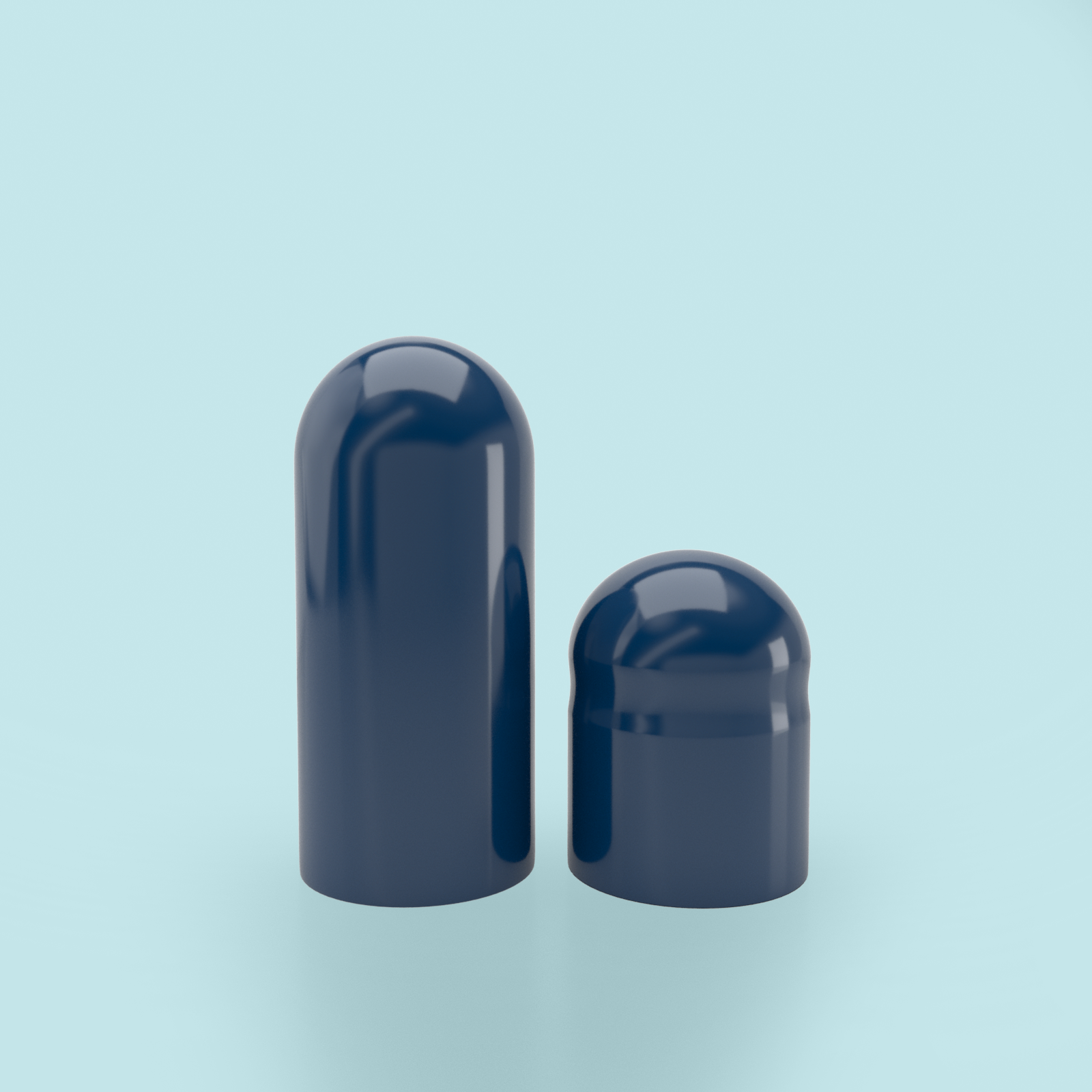 Colored Gelatin Capsules Size 00 Dark Blue/ Dark Blue (Box of 75,000) - Dark Blue