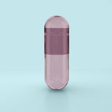 Capsuline Red Carrot Natural Colorant Empty Vegetarian Capsules Size 0 – Purple/Purple – TiO2 - Free (Box of 100,000)