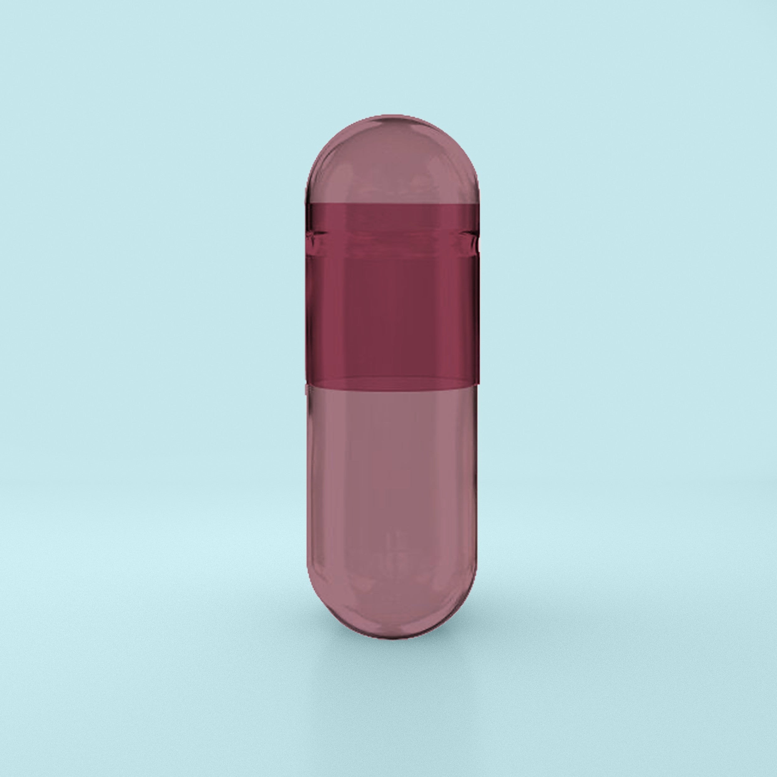 Capsuline Purple Carrot Natural Colorant Empty Vegetarian Capsules Size 0 – Purple/Purple – TiO2 - Free (Box of 100,000)