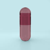 Capsuline Purple Carrot Natural Colorant Empty Vegetarian Capsules Size 0 – Purple/Purple – TiO2 - Free (Box of 100,000)