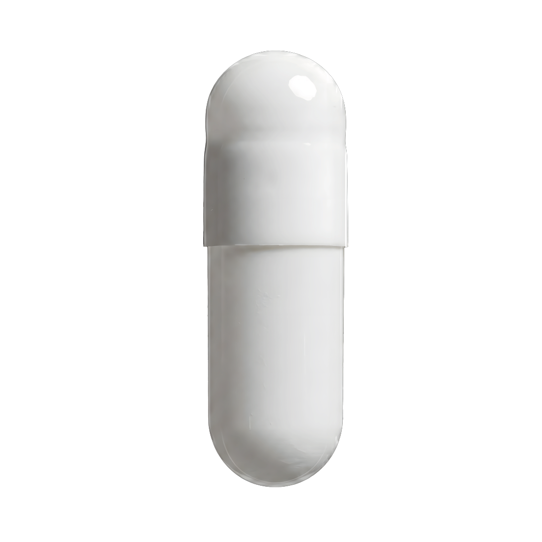 Colored Size 2 Empty Vegetarian Capsules by Capsuline - White/White (Box of 175,000) - White