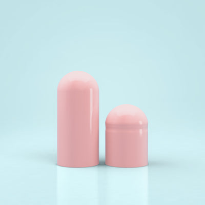 Colored Size 00 Empty Vegetarian Capsules by Capsuline - Pink/Pink (Box of 75,000) - Translucent Pink