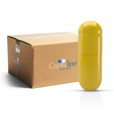 Colored Empty Gelatin Capsules Size 0 (Box of 100,000)