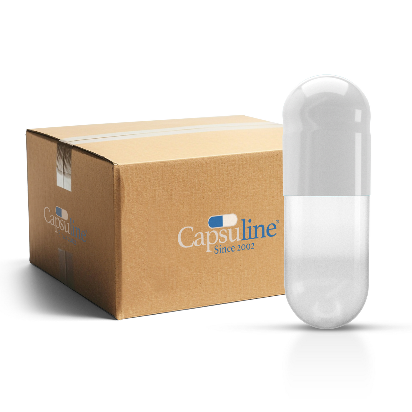 Colored Empty Gelatin Capsules Size 0 (Box of 100,000)