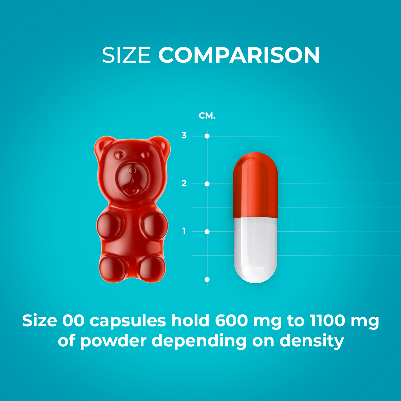 Clear Size 000 Empty Vegetarian Capsules by Capsuline - 100 Count - 100