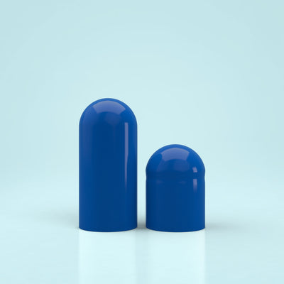 Colored Gelatin Capsules Size 0 Blue/Blue (Box of 100,000) - Blue