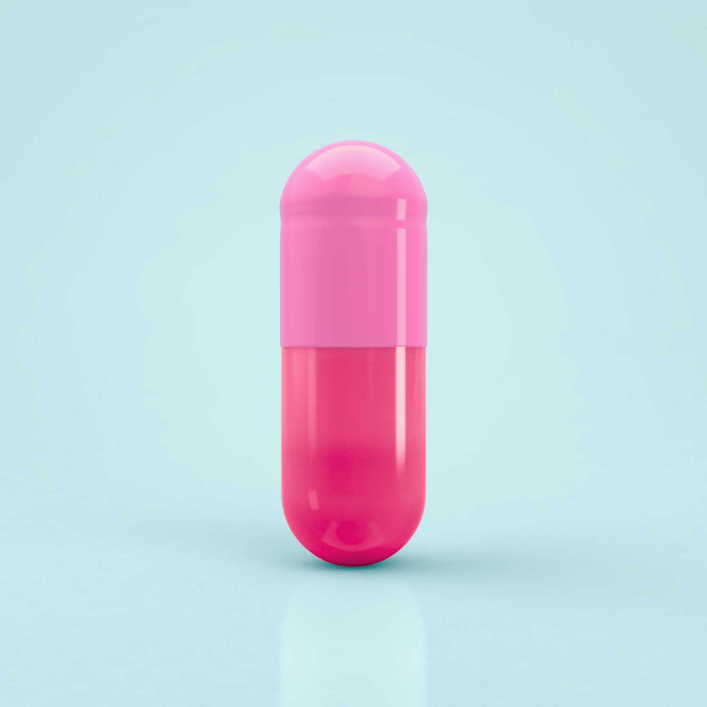 Colored Gelatin Capsules Size 00 Pink/Pink (Box of 75,000) - Pink/Pink