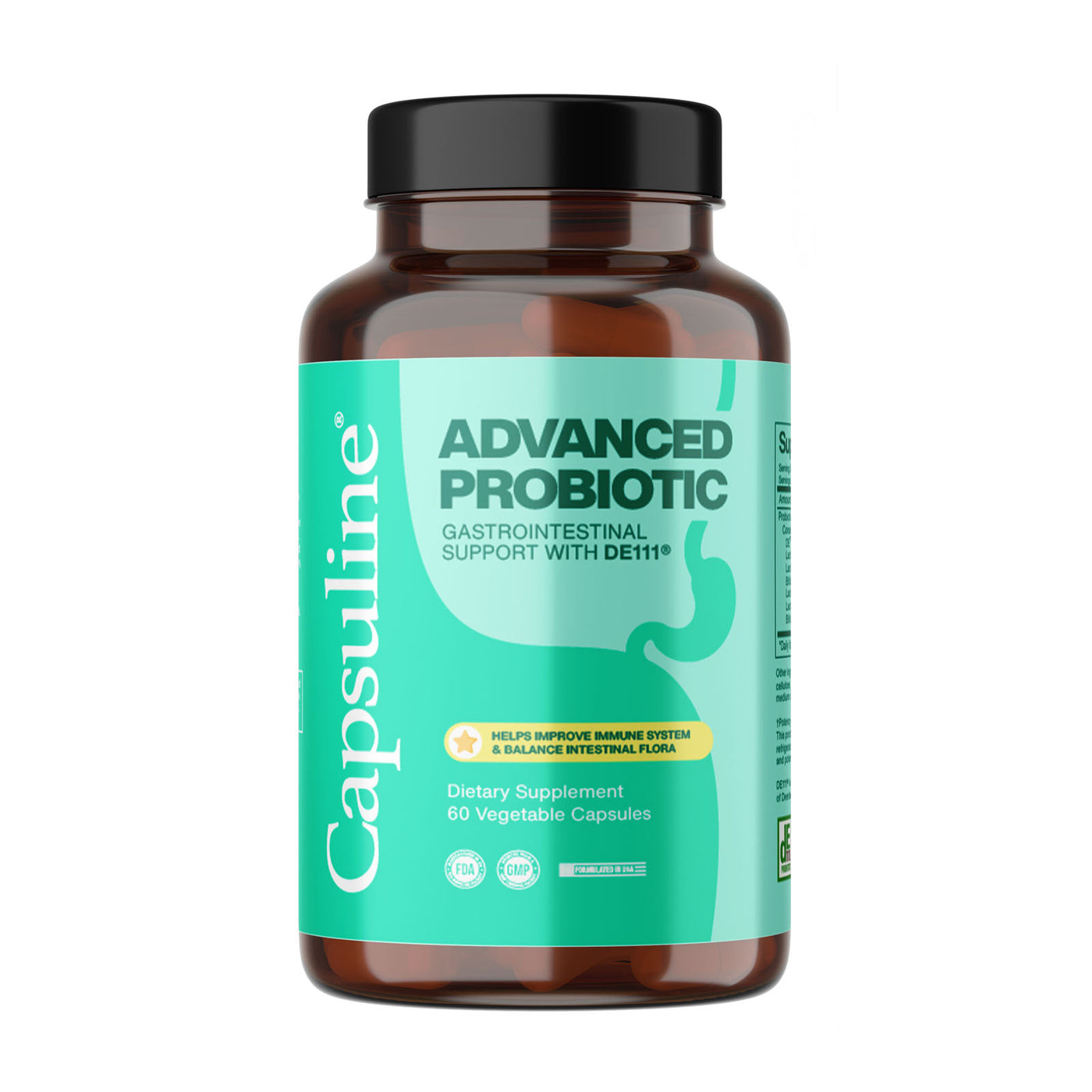 Advanced Probiotic - 60 Count Veg Capsules - 1 Pack