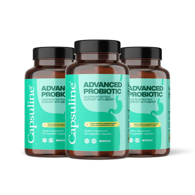 Advanced Probiotic - 60 Count Veg Capsules - 3 Pack - 3 Pack
