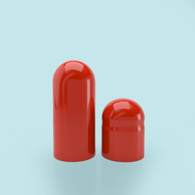 Colored Gelatin Capsules Size 3 Orange/Orange (Box of 200,000)
