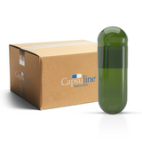 Size 1 Chlorophyll Empty Vegetarian Capsules by Capsuline - Green/Green (Box of 125,000) - Green