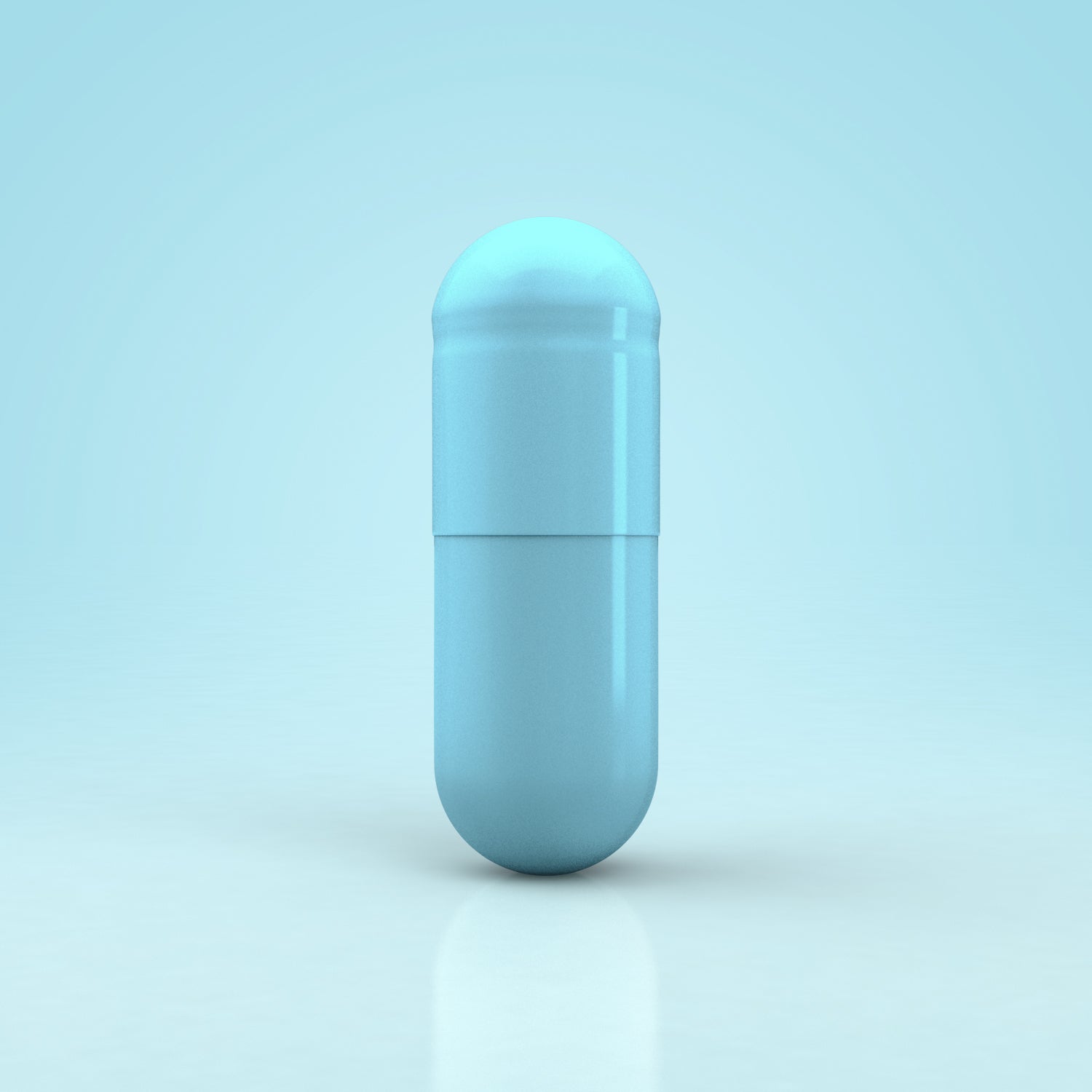 Colored Size 00 Empty Vegetarian Capsules by Capsuline - Aqua Blue - Box of 75,000 - Aqua Blue