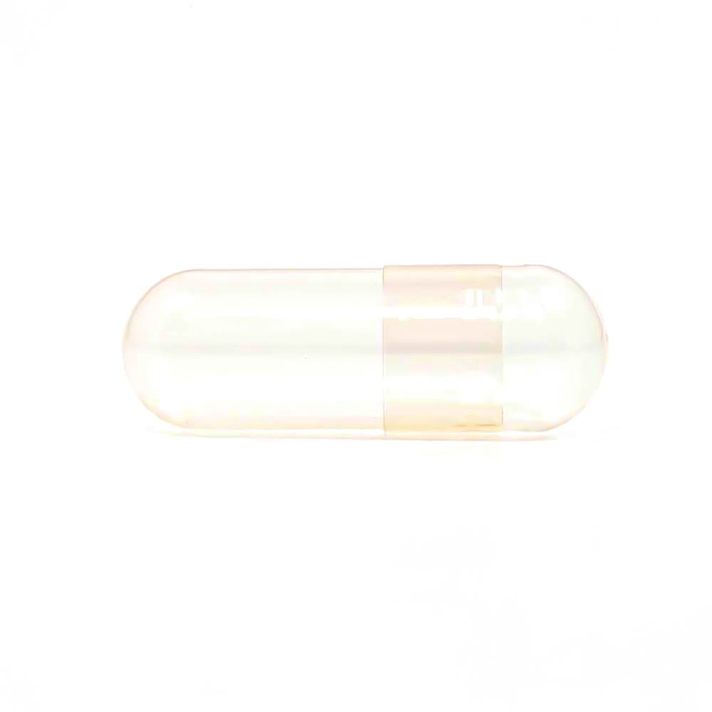Clear Size 4 Empty Gelatin Capsule + Micro Spoon Spatula Pack