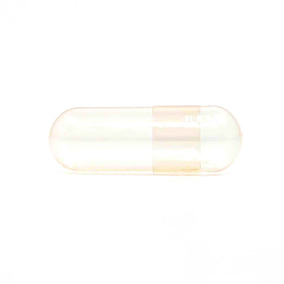 Clear Size 4 Empty Gelatin Capsule + Micro Spoon Spatula Pack