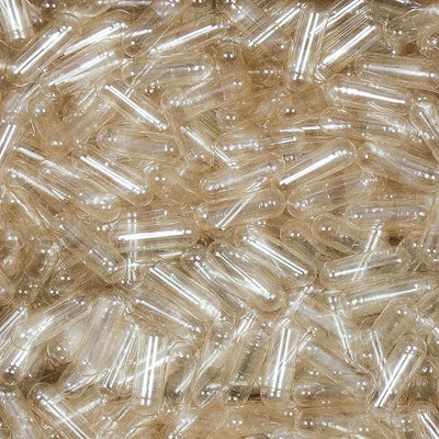 Clear Gelatin Capsules Size 0E (Box of 90,000)